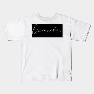 Oxenrider Name, Oxenrider Birthday Kids T-Shirt